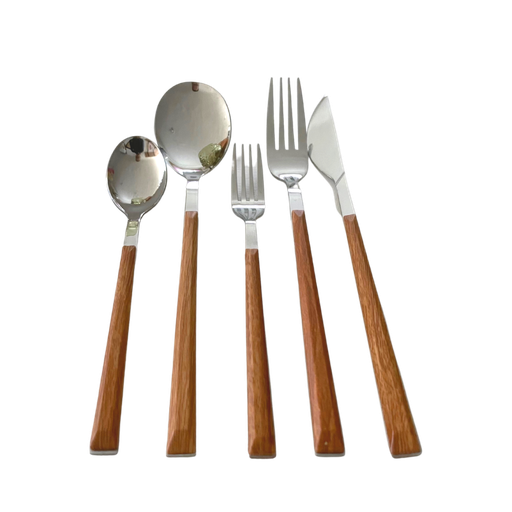 Set de 5 cubiertos Bali